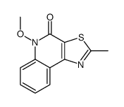 5-methoxy-2-methyl-[1,3]thiazolo[5,4-c]quinolin-4-one结构式