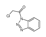 1-(α-氯乙酰基)-1H-苯并三唑结构式