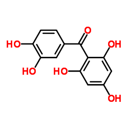 桑橙素，2,3',4,4',6-五羟基二苯甲酮结构式