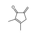 2,3-Dimethyl-5-methylene-2-cyclopenten-1-one Structure