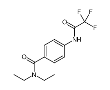 N,N-diethyl-4-[(2,2,2-trifluoroacetyl)amino]benzamide Structure