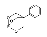 1,3-Propanediol, 2-(hydroxymethyl)-2-phenyl-, cyclic phosphite (1:1) Structure