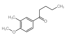 1-Pentanone,1-(4-methoxy-3-methylphenyl)- structure