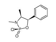 (2R,4S,5R)-2-chloro-3,4-dimethyl-5-phenyl-1,3,2-oxazaphospholidin-2-one结构式