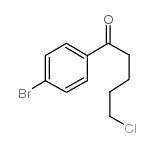 1-(4-BROMOPHENYL)-5-CHLORO-1-OXOPENTANE Structure