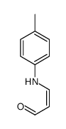 3-(4-methylanilino)prop-2-enal Structure