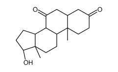 5alpha-Androstan-17beta-ol-3,7-dione Structure