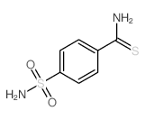 4-sulfamoylbenzenecarbothioamide structure