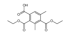 3,5-Dimethyl-benzene-1,2,4-tricarboxylic acid 2,4-diethyl ester Structure