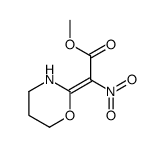 methyl 2-nitro-2-(1,3-oxazinan-2-ylidene)acetate结构式