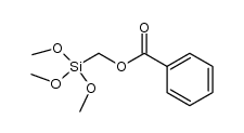 (benzoyloxymethyl)trimethoxysilane结构式