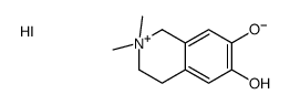 6,7-Dihydroxy-2-Methyl-1,2,3,4-tetrahydroisoquinoline Methiodide Structure