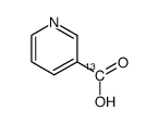 [carbonyl-13C]nicotinic acid Structure