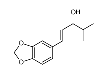 1-(3,4-Methylenedioxyphenyl)-4-methyl-1-penten-3-ol Structure