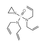 (1-Aziridinyl)bis(diallylamino)phosphine oxide Structure