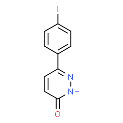 6-(4-iodophenyl)pyridazin-3(2H)-one结构式