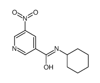 N-cyclohexyl-5-nitropyridine-3-carboxamide Structure