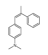 N,N-dimethyl-4-(2-phenylprop-1-enyl)aniline结构式