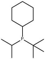 Cyclohexyl(1,1-dimethylethyl)(1-methylethyl)phosphine结构式