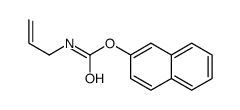 naphthalen-2-yl N-prop-2-enylcarbamate Structure