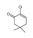 2-Cyclohexen-1-one,2-chloro-5,5-dimethyl-结构式