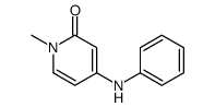 4-anilino-1-methylpyridin-2-one Structure