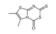 6,7-dimethyl-2-sulfanylidene-[1,3]thiazolo[3,2-c][1,3,5]thiadiazin-4-one Structure