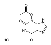 3-acetoxyxanthine hydrochloride结构式