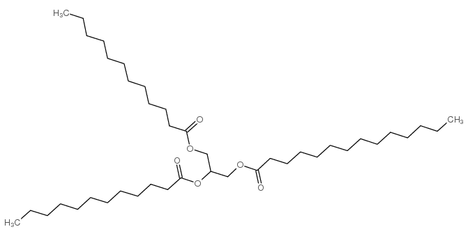 1,2-Didodecanoyl-3-tetradecanoyl-rac-glycerol Structure