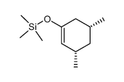 cis-[(3,5-dimethyl-1-cyclohexen-1-yl)oxy]trimethylsilane Structure