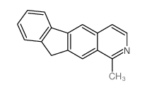 1-methyl-10H-indeno[1,2-g]isoquinoline结构式