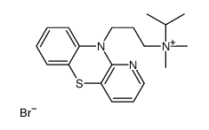 dimethyl-propan-2-yl-(3-pyrido[3,2-b][1,4]benzothiazin-10-ylpropyl)azanium,bromide Structure