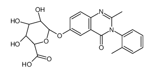 Methaqualone 6-O-β-D-Glucuronide Structure