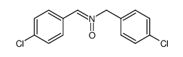 N-(p-chlorobenzylidene)-N-(p-chlorobenzyl)amine N-oxide Structure