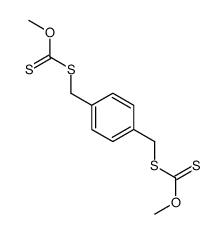 [1,4-Phenylenebis(methylenethio)]bis(thioformic acid O-methyl) ester结构式