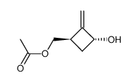 Cyclobutanemethanol, 3-hydroxy-2-methylene-, alpha-acetate, (1R,3R)- (9CI) picture