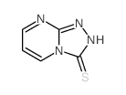 1,5,7,8-tetrazabicyclo[4.3.0]nona-2,4,6-triene-9-thione结构式