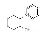 Pyridinium,1-(2-hydroxycyclohexyl)-, iodide (1:1) structure