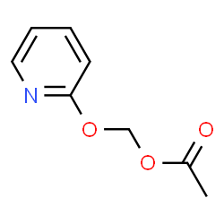 Methanol, (2-pyridinyloxy)-, acetate (ester) (9CI)结构式