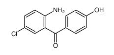 2-Amino-5-chloro-4'-hydroxybenzophenone结构式