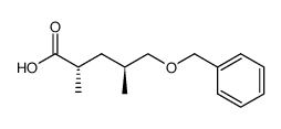 (2S,4S)-5-(benzyloxy)-2,4-dimethylpentanoic acid结构式