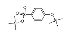 4-Trimethylsiloxy-1-benzolsulfonsaeure-trimethylsilylester Structure