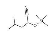 4-methyl-2-(trimethylsiloxy)pentanenitrile结构式