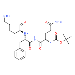 butyloxycarbonyl-phenylalanyl-leucyl-lysine structure