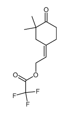 (2Z)-6-oxo-2-ochtoden-1-yl trifluoroacetate Structure