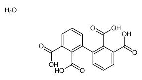 3-(2,3-dicarboxyphenyl)phthalic acid,hydrate结构式