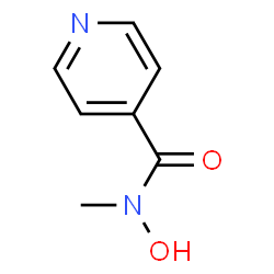 4-Pyridinecarboxamide,N-hydroxy-N-methyl-(9CI)结构式