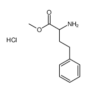 DL-高苯丙氨酸甲酯盐酸盐结构式