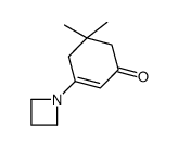 3-(azetidin-1-yl)-5,5-dimethylcyclohex-2-en-1-one结构式