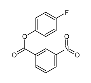 Phenol, 4-fluoro-, 1-(3-nitrobenzoate)结构式